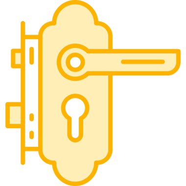 Anahtar simgesi vektör illüstrasyonu