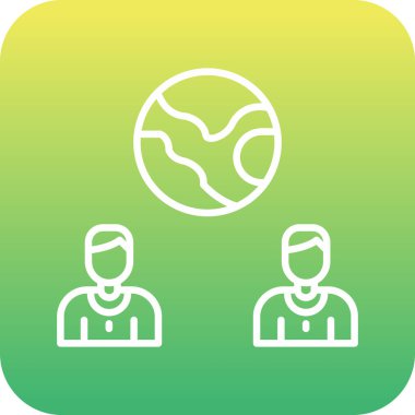 İnsan simgesinin vektör illüstrasyonu