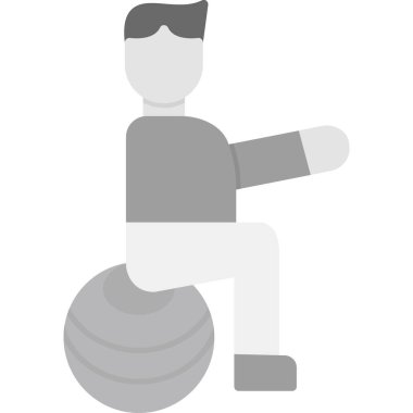 top simgesi vektörlü izole adam.