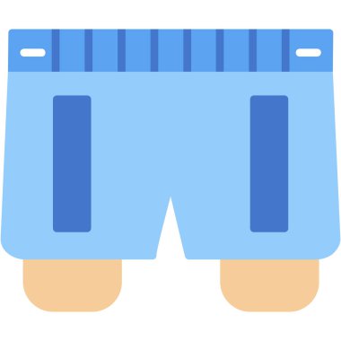 Pantolon. Web simgesi basit illüstrasyon