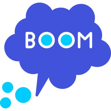 Konuşma balonu simgesinin illüstrasyon simge tasarım