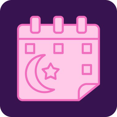 Bir yıldız simgesinin vektör illüstrasyonu