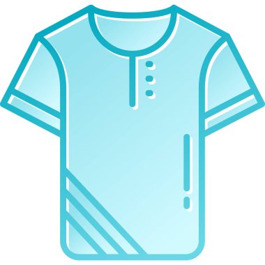 Gömlek. Web simgesi basit illüstrasyon