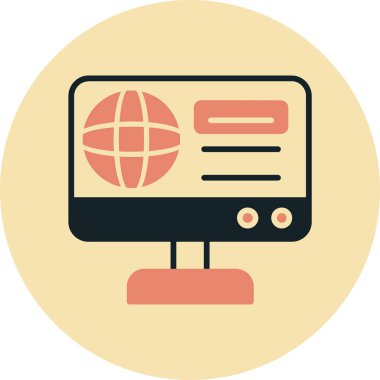 seo modern simgesinin vektör illüstrasyonu