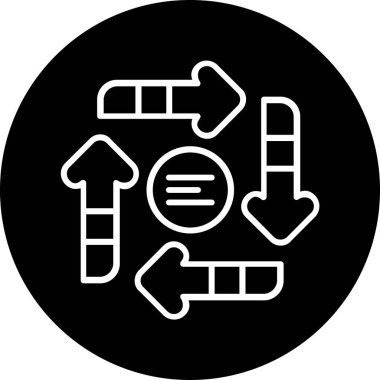 seo modern simgesinin vektör illüstrasyonu