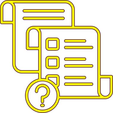 Kontrol listesi. Web simgesi vektör illüstrasyonu