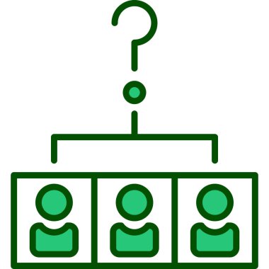 İnsan simgesinin vektör illüstrasyonu