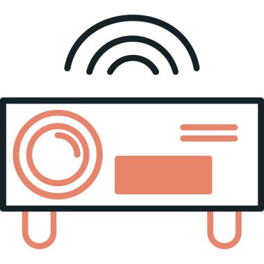 Radyo simgesinin vektör illüstrasyonu