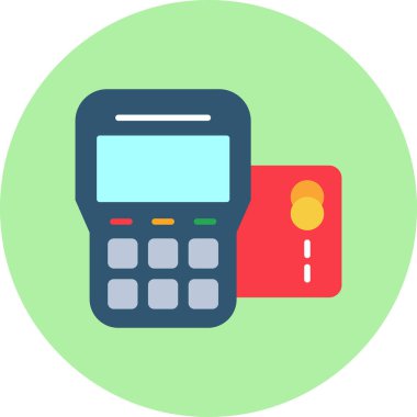 Hesap makinesi simgesi. Web vektör illüstrasyonu