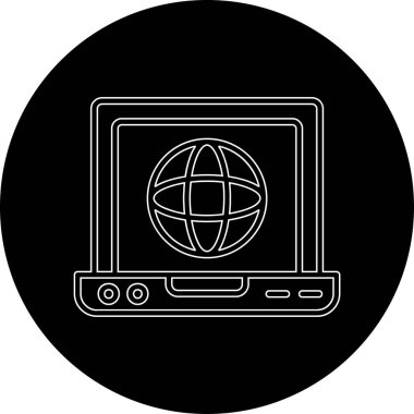 internet web vektör simgesi