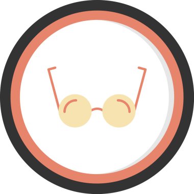 kadın moda düz vektör simgesi