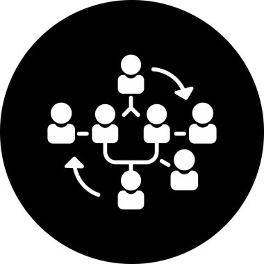 ağ simgesi, vektör illüstrasyonu