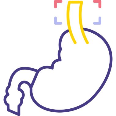 Midem. Web simgesi basit illüstrasyon