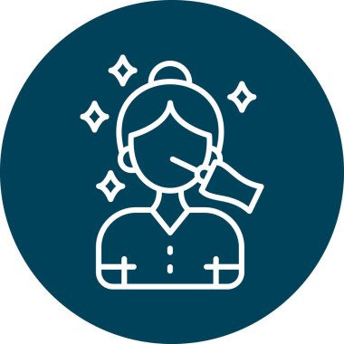 Modern b 'nin vektör illüstrasyonu tıbbi maskenin ikonundan yoksun