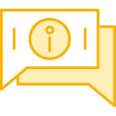 Sohbet baloncukları simgesinin vektör çizimi