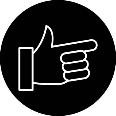 Başparmağını kaldır. Web simgesi