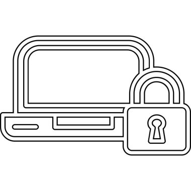 Akıllı telefon ve parola simgesiyle asma kilit