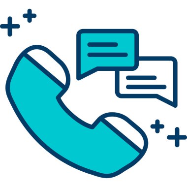 Telefon simgesi, vektör çizimi