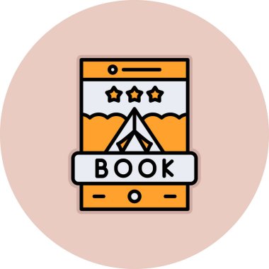 kitap simgesi vektör illüstrasyonu