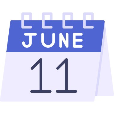 Takvim simgesi tasarımı, vektör illüstrasyonu