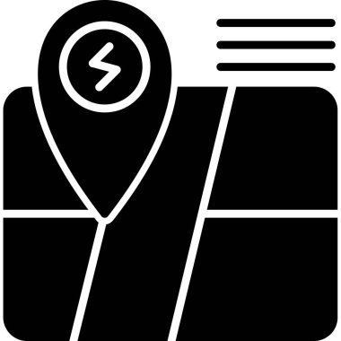 konumu simgesi harita, illüstrasyon vektör