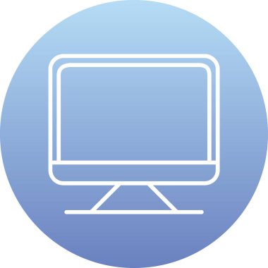 Modern dizüstü bilgisayar kutsal kişilerin resmi, vektör çizim