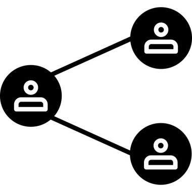 ağ web simgesi, vektör çizim