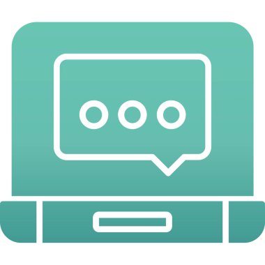 bilgisayar monitörü vektör illüstrasyon tasarımı