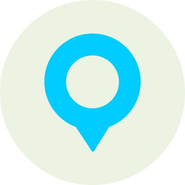 Harita işaretleyici. Web simgesi vektör illüstrasyonu