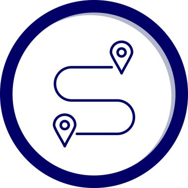 konum. Web simgesi basit illüstrasyon