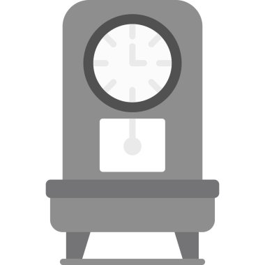 Saat simgesi vektör illüstrasyonu