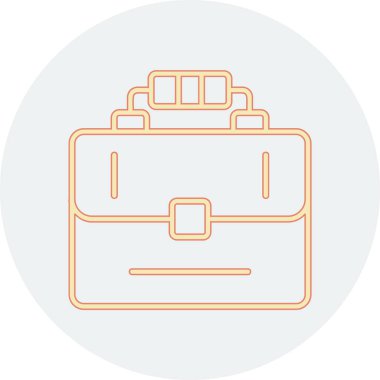 Çanta. Web simgesi basit illüstrasyon