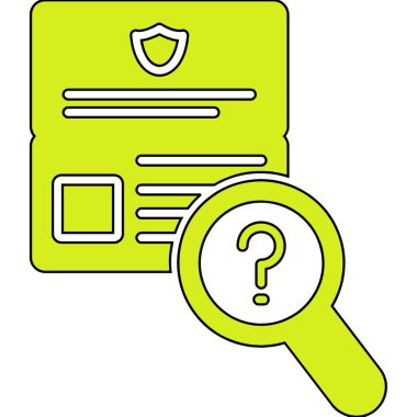 Arama Vektörü Simgesi Tasarım İllüstrasyonu