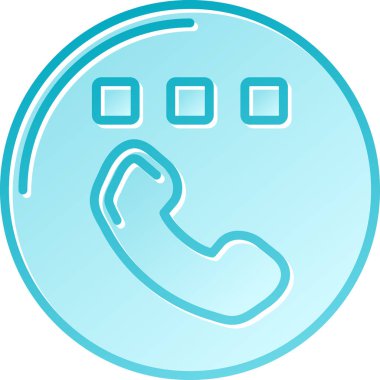 - Telefon. Web simgesi basit illüstrasyon