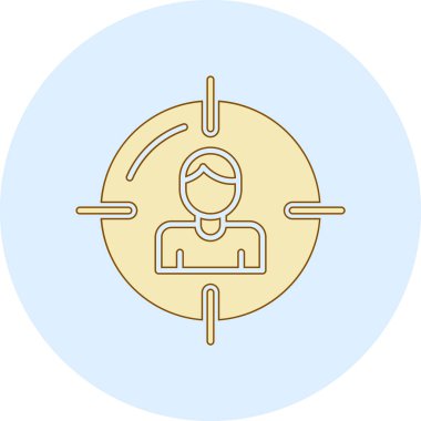 Bir kayak simgesinin vektör illüstrasyonu