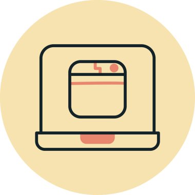 Modern b 'nin vektör illüstrasyonu eksik simgesi