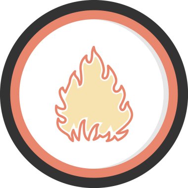 Simge vektör resimlemesini ateşle