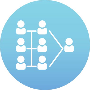 düz biçimli ağ bağlantı simgesi