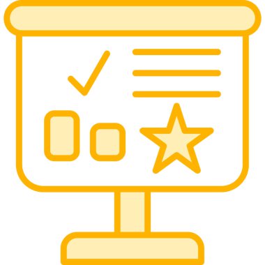 Pano. Web simgesi basit illüstrasyon