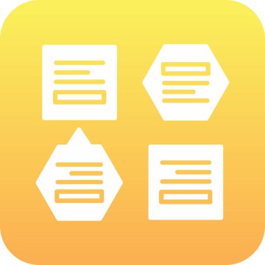 belge simgesi, vektör çizimi