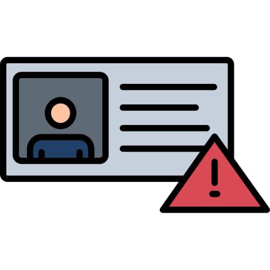 Hata vektörü düz renk simgesi