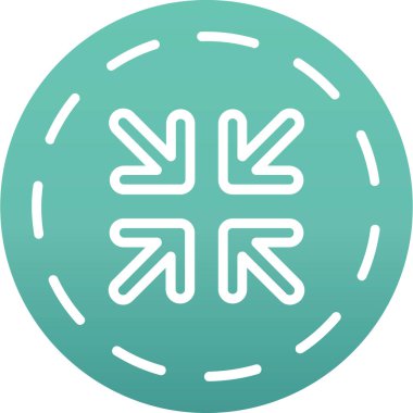 Modern bir simgenin vektör illüstrasyonu