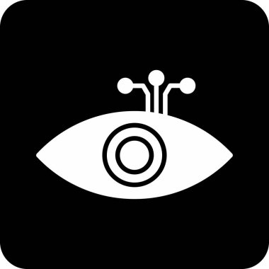 Göz simgesi vektör illüstrasyonu