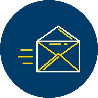 zarf simgesi vektör illüstrasyonu