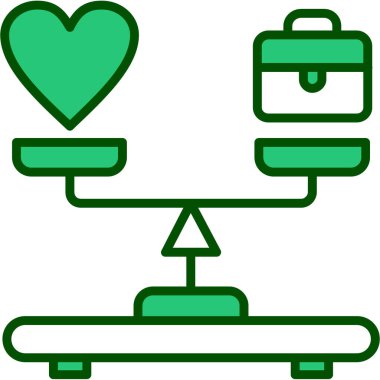 Yeşil ağaç simgesinin vektör illüstrasyonu