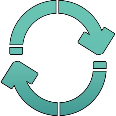 Simge vektör illüstrasyonunu tazele