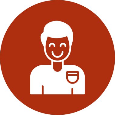 İnsan simgesinin vektör illüstrasyonu