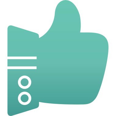 başparmak yukarı simgesi, vektör illüstrasyonu