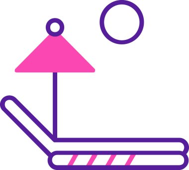 Lamba. Web simgesi basit illüstrasyon