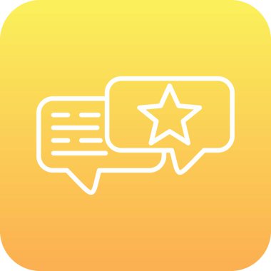 Sohbet yorum simgesi dijital illüstrasyon